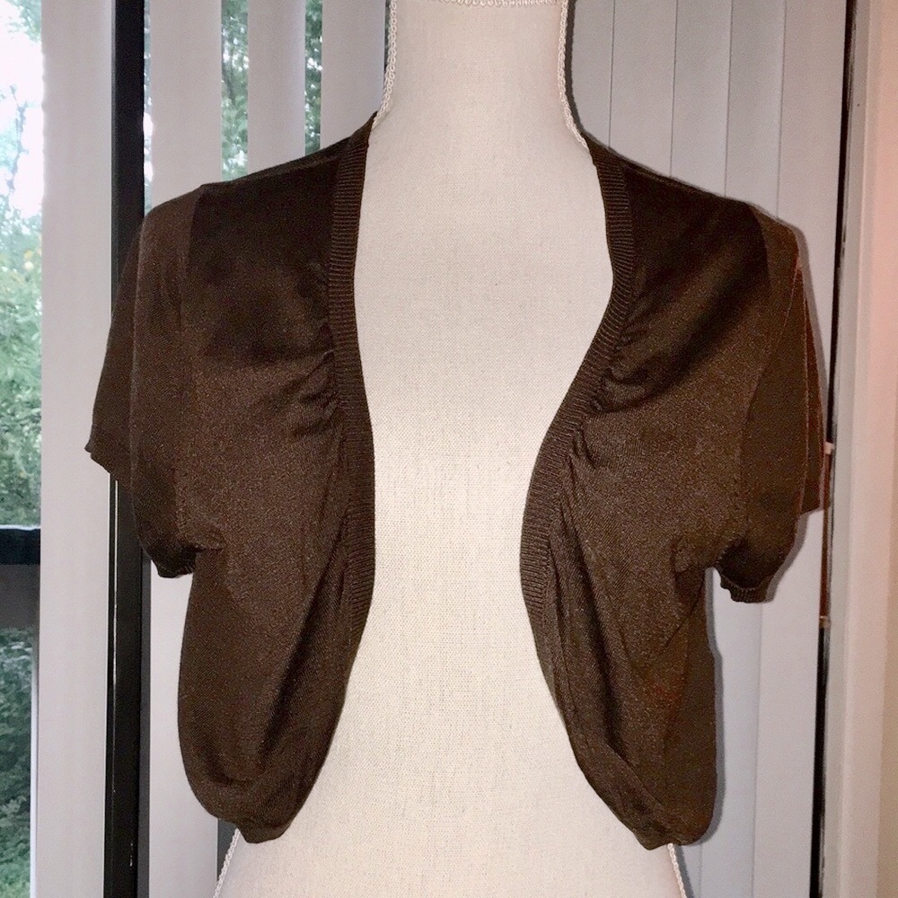 Banana Republic short sleeve crop sweater